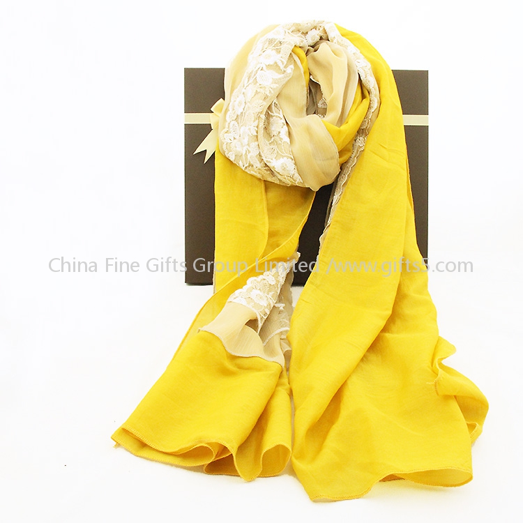 High quality yellow scarf for lover