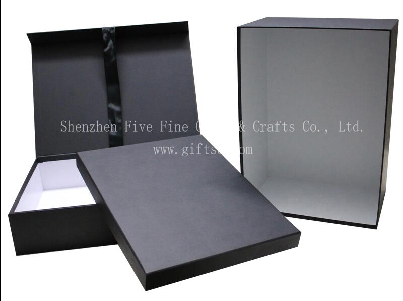 luxury cardboard wedding dresses box with ribb